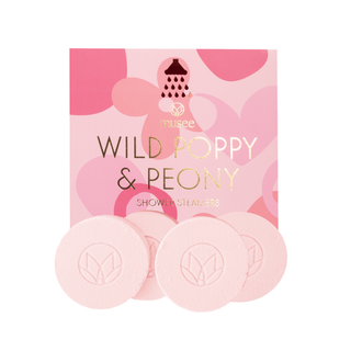 Wild Poppy & Peony Shower Steamers | Musee - JSQ Mercantile