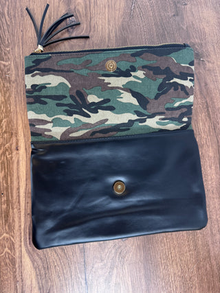 Fold Over Camo Clutch