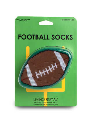 Touchdown! Crew Socks in Football Shaped Gift Package - JSQ Mercantile