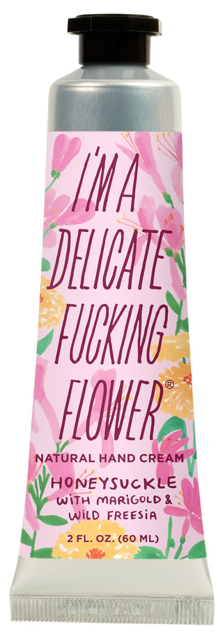 Honeysuckle-scented hand cream tube with marigold and freesia notes – JSQ Mercantile, a women’s boutique and gift shop in La Grange, IL.