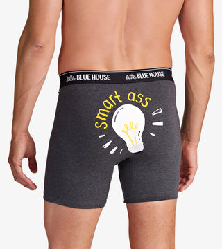 Smart Ass men’s boxer brief with elastic waistband and snug pouch, JSQ Mercantile – a women’s boutique and gift shop in La Grange, IL