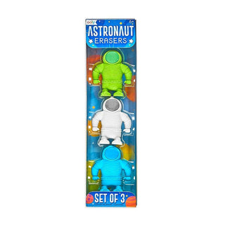 Astronaut Erasers - Set of 3 - JSQ Mercantile